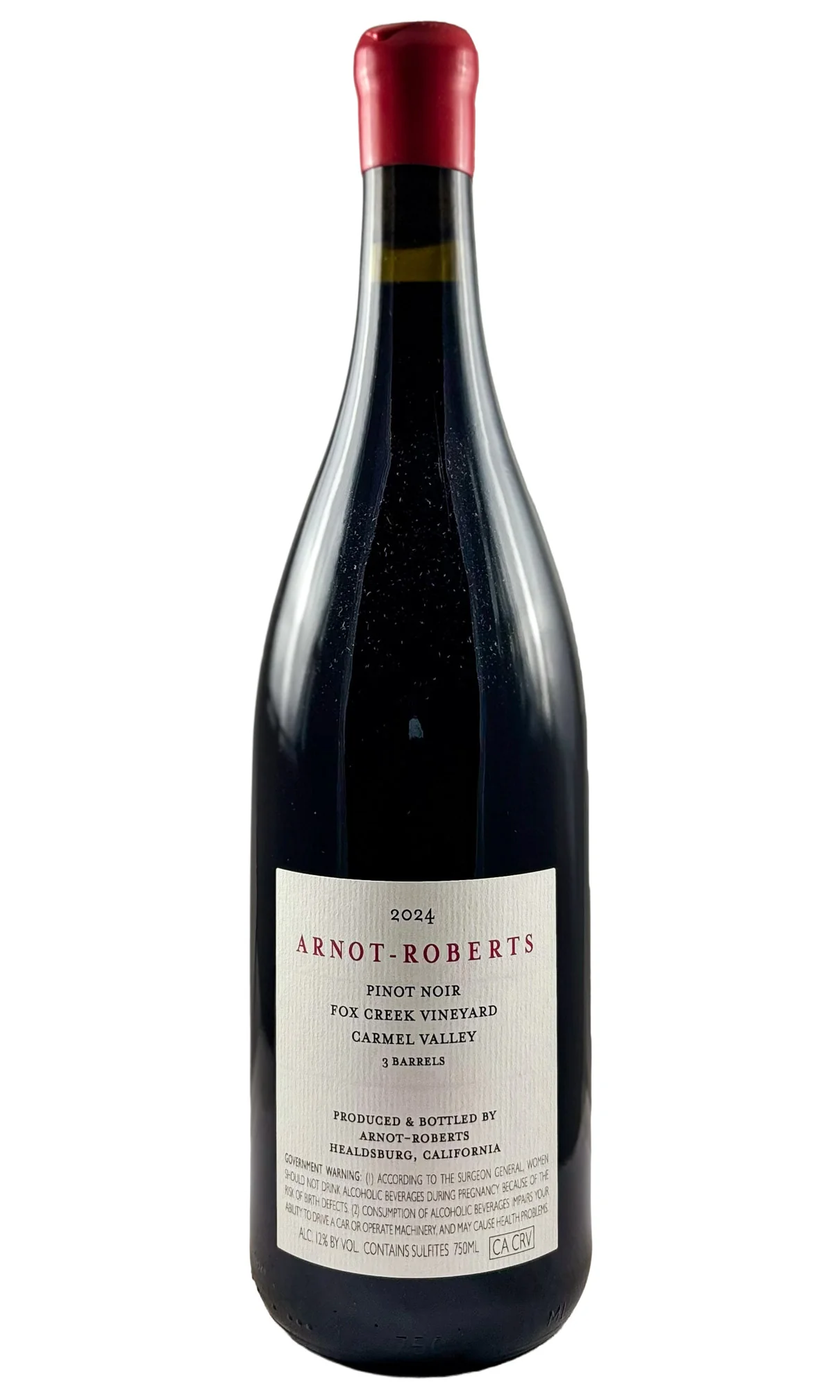 Arnot-Roberts, Pinot Noir Fox Creek Vineyard Carmel Valley, 2024