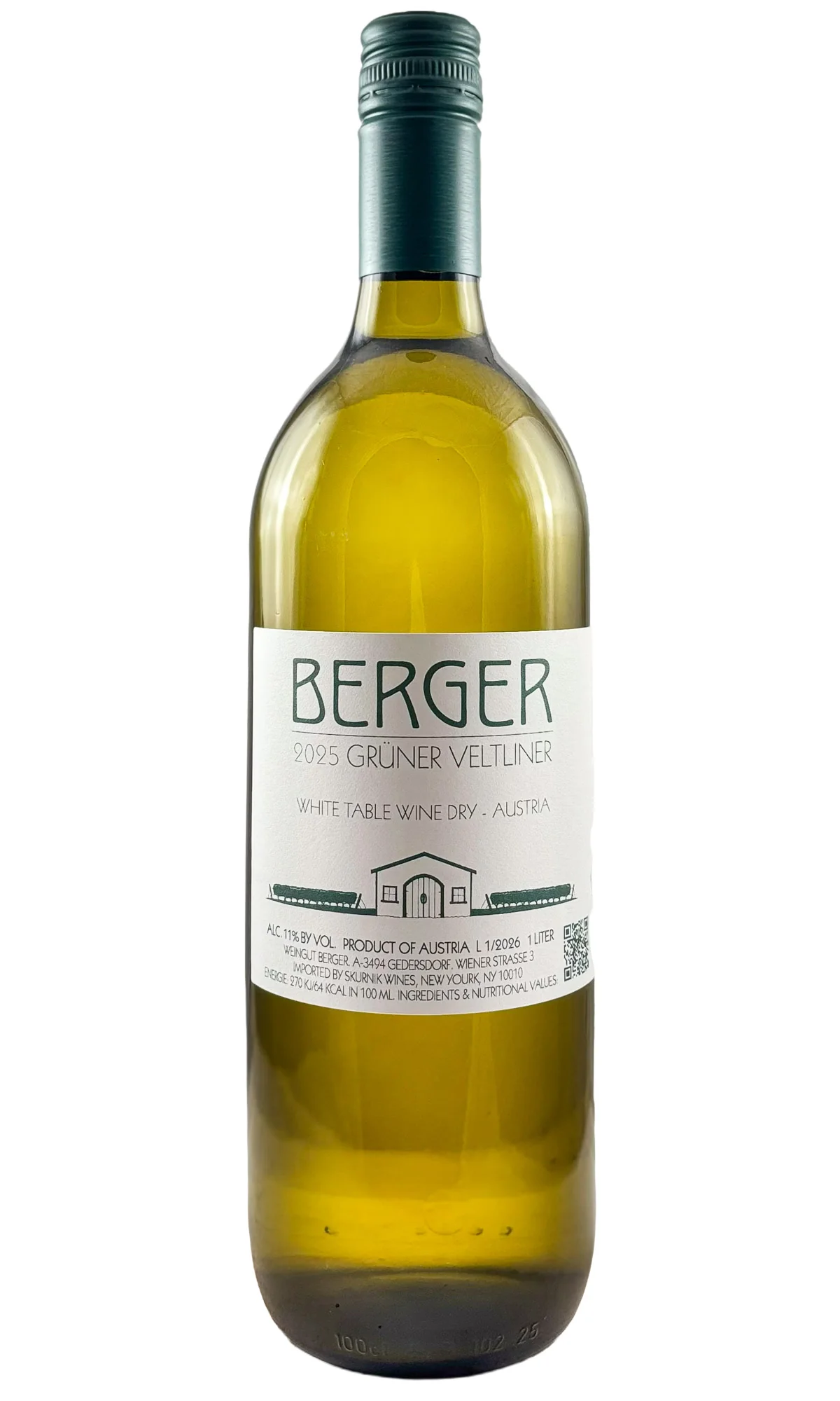 Berger, Gruner Vetliner, 2025 (1L)