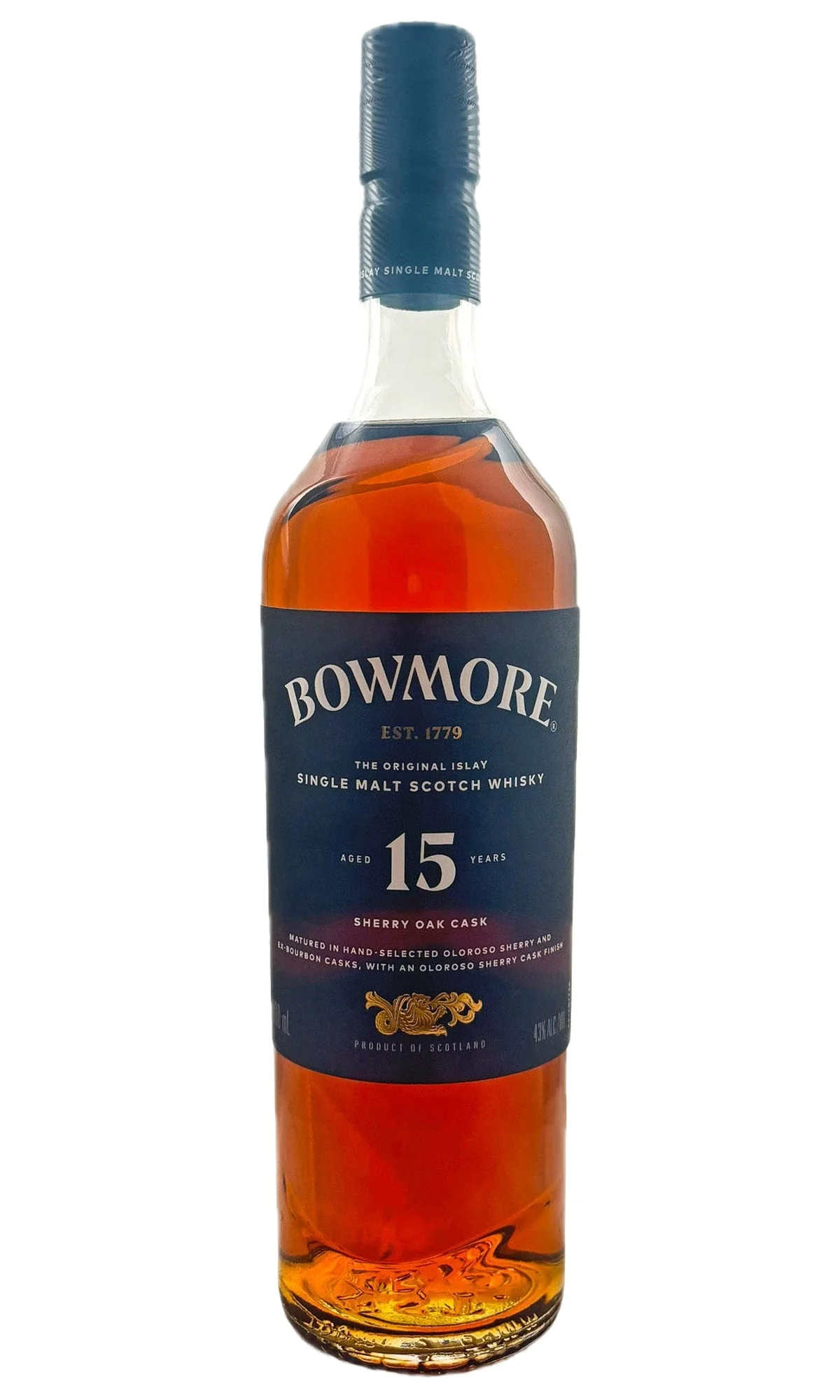Bowmore, 15 Year Sherry Oak Cask Single Malt Scotch