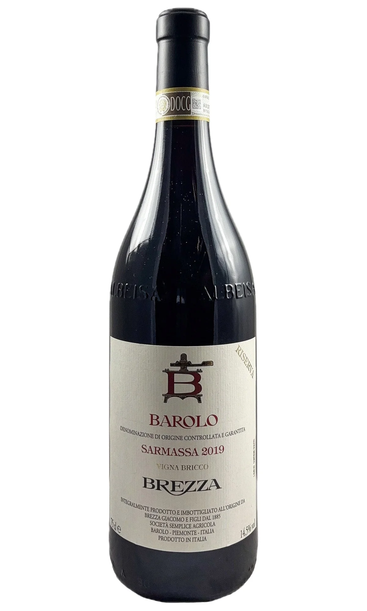 Brezza, Barolo Riserva Sarmassa Vigna Bricco, 2019