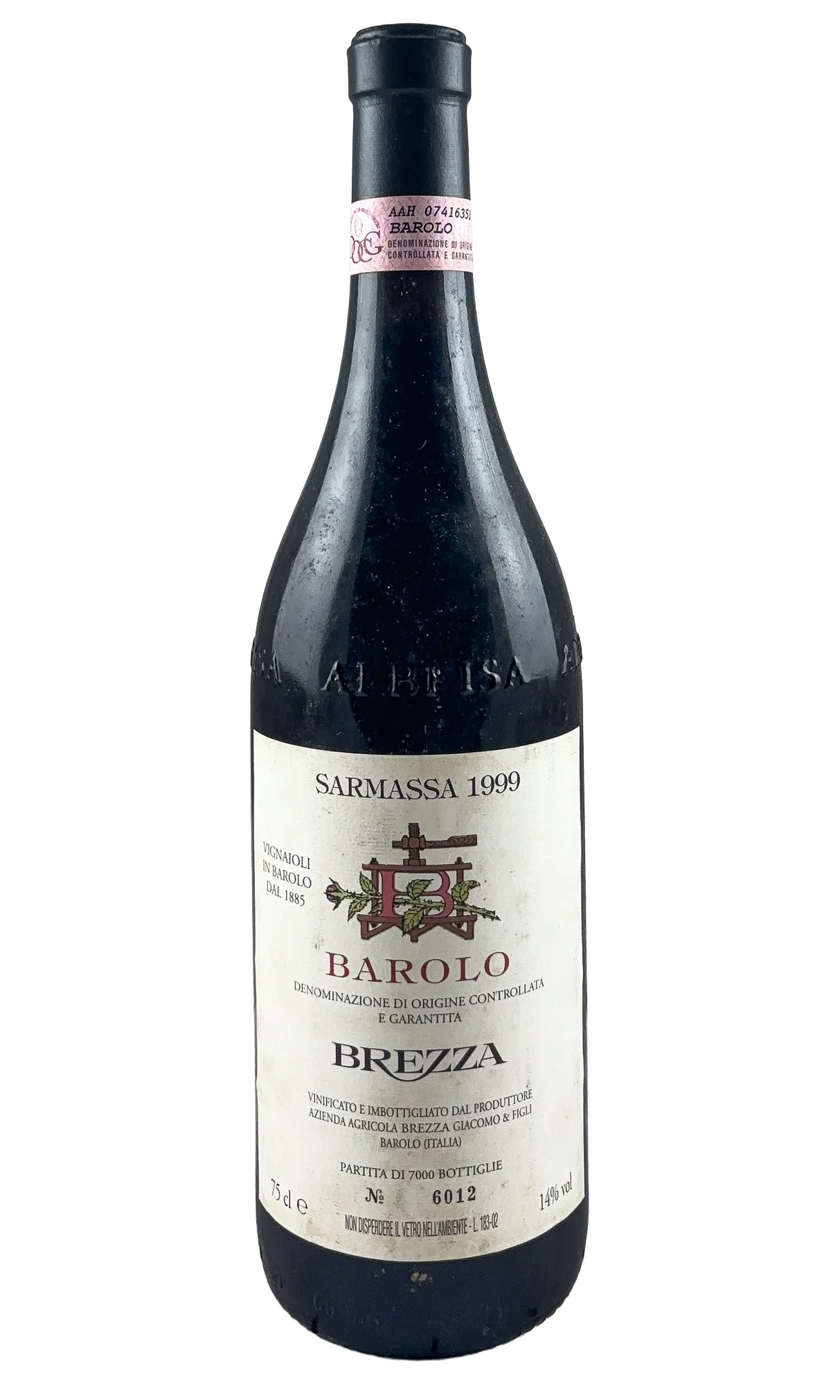 Brezza, Barolo Sarmassa, 1999