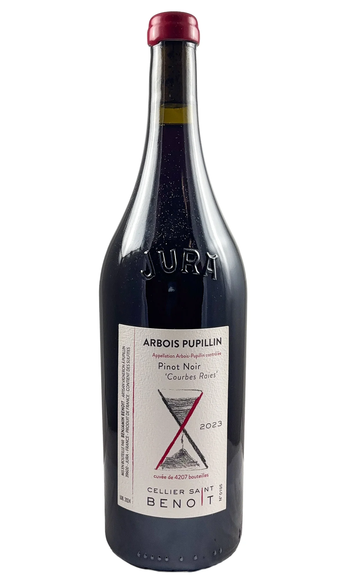 Cellier Saint Benoit, Courbes Raies' Pinot Noir, 2023