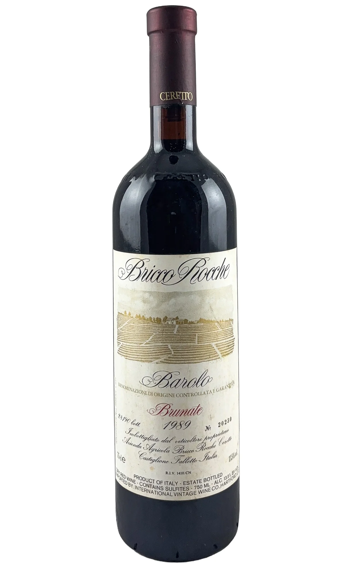 Ceretto, Barolo Brunate, 1989