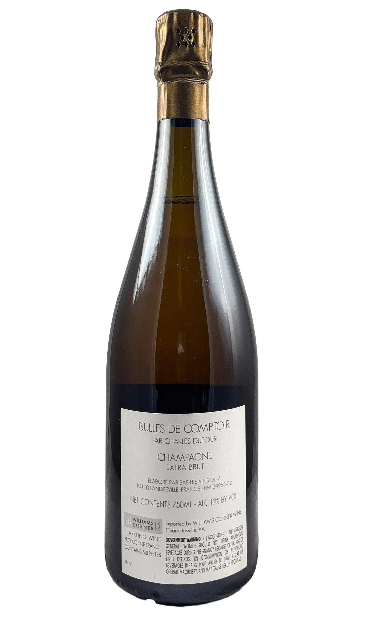 Charles Dufour, Champagne Bulles de Comptoir N.13 Extra Brut, NV - Image 2