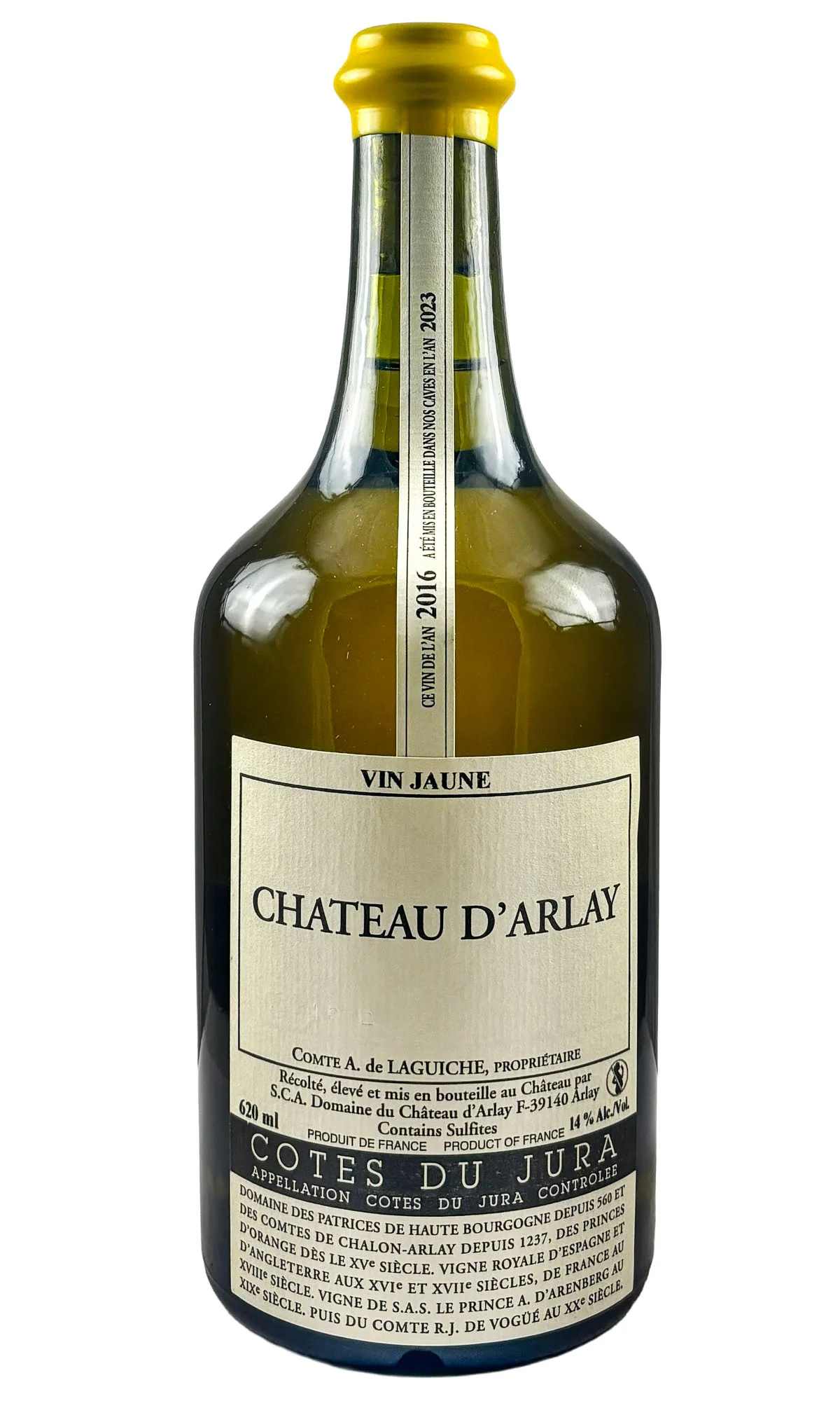 Chateau d'Arlay, Cotes Du Jura Vin Jaune, 2016 (620ml)