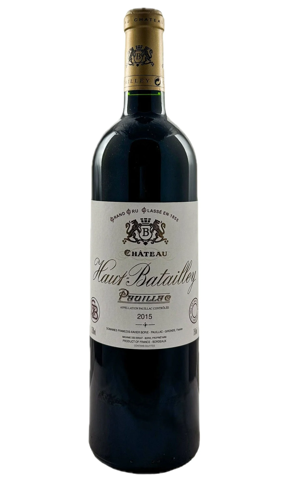 Chateau Haut-Batailley, Grand Cru Pauillac, 2015