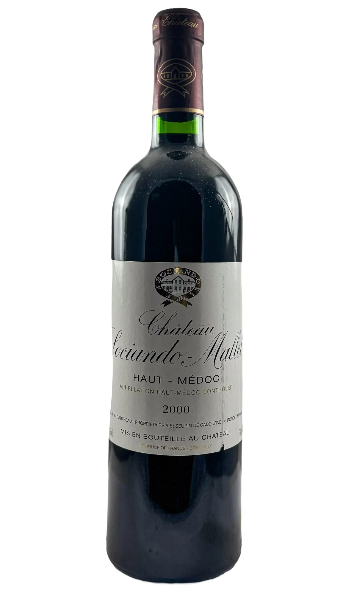 Chateau Sociando-Mallet, Medoc, 2000