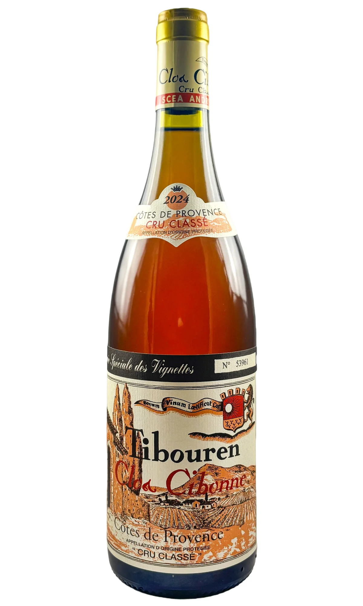 Clos Cibonne, Côtes de Provence Rosé 'Cuvée Spéciale des Vignettes', 2024
