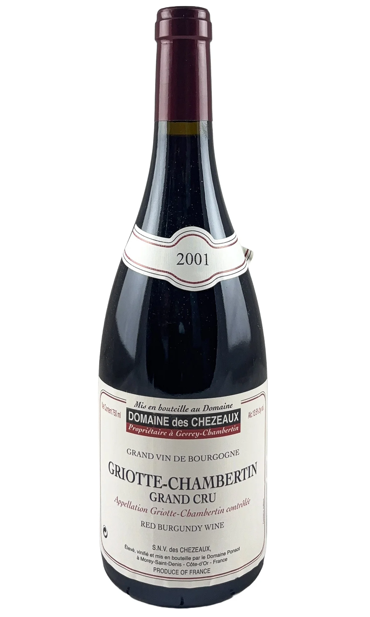 Domaine des Chezeaux, Griotte-Chambertin Grand Cru, 2001