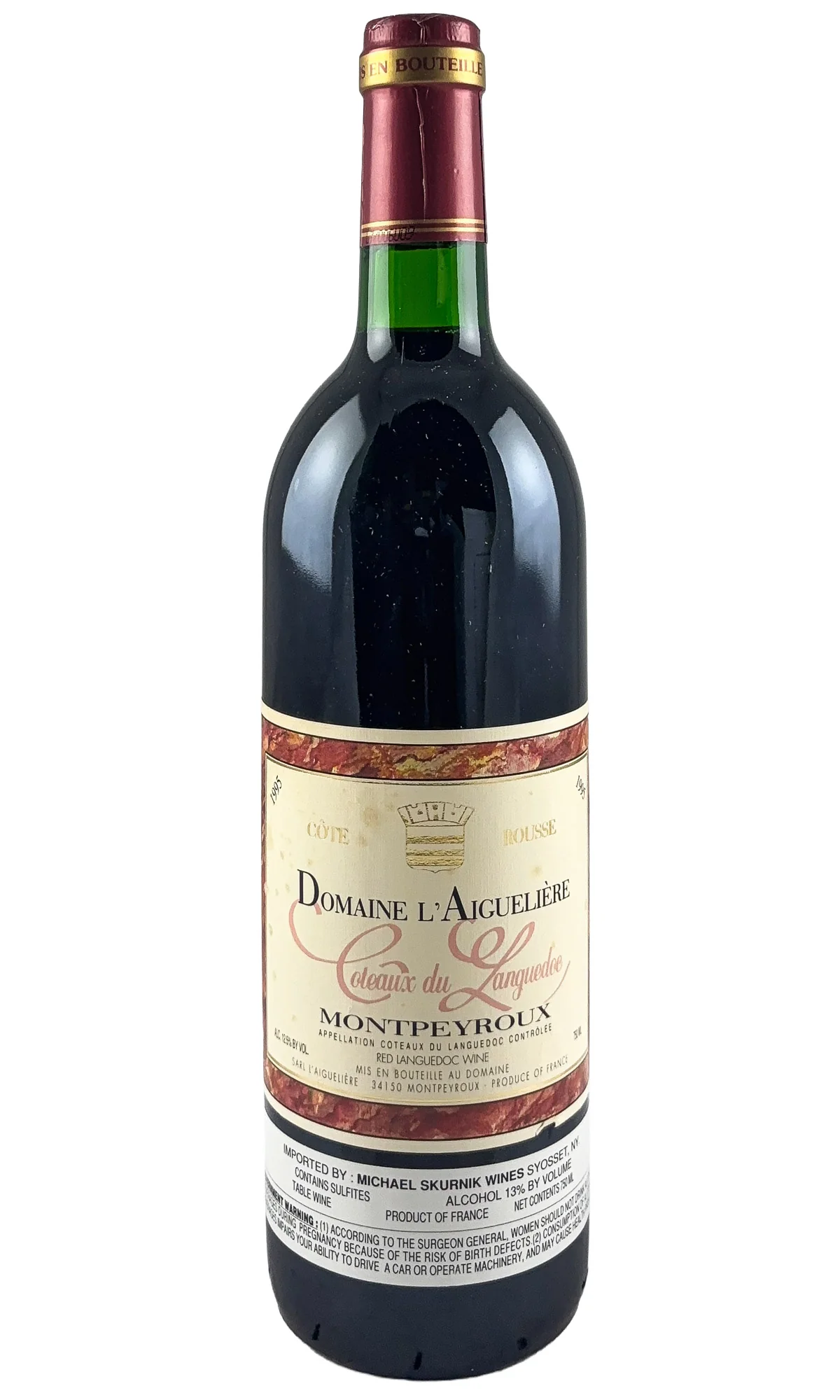 Domaine l'Aigueliere, Montpeyroux Cote Rousse, 1995