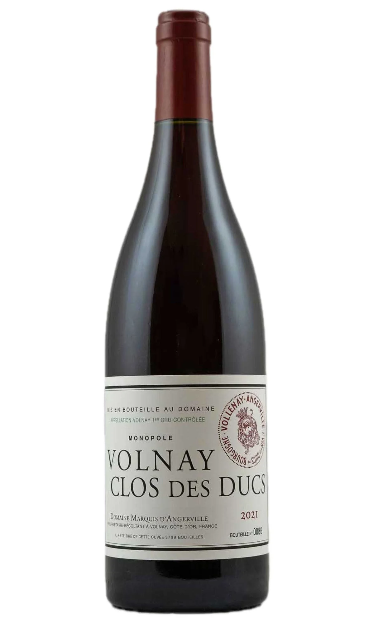 Domaine Marquis d'Angerville, Volnay 1er Cru Clos des Ducs, 2021
