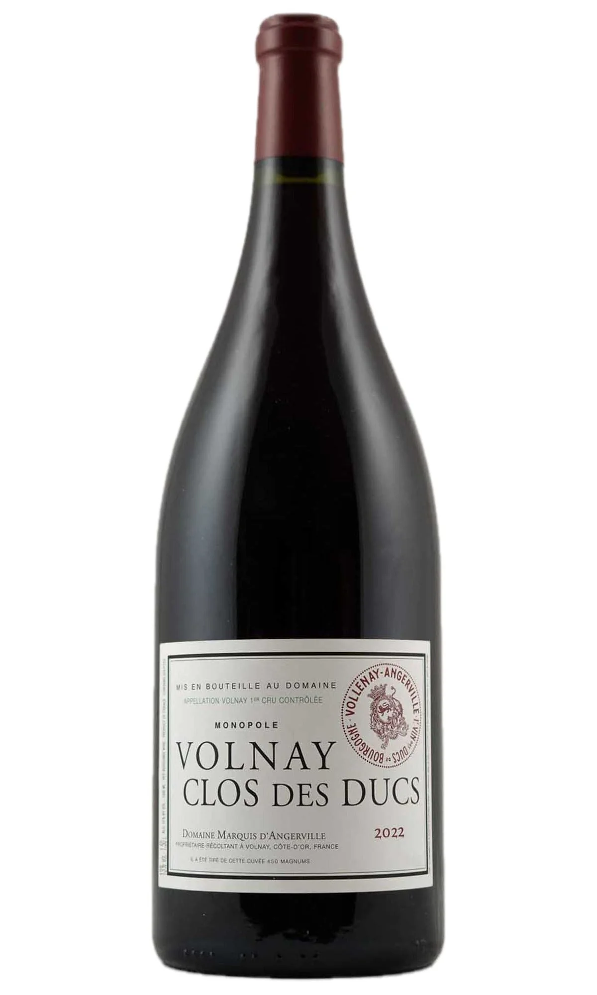 Domaine Marquis d'Angerville, Volnay 1er Cru Clos des Ducs, 2022 (1.5L)