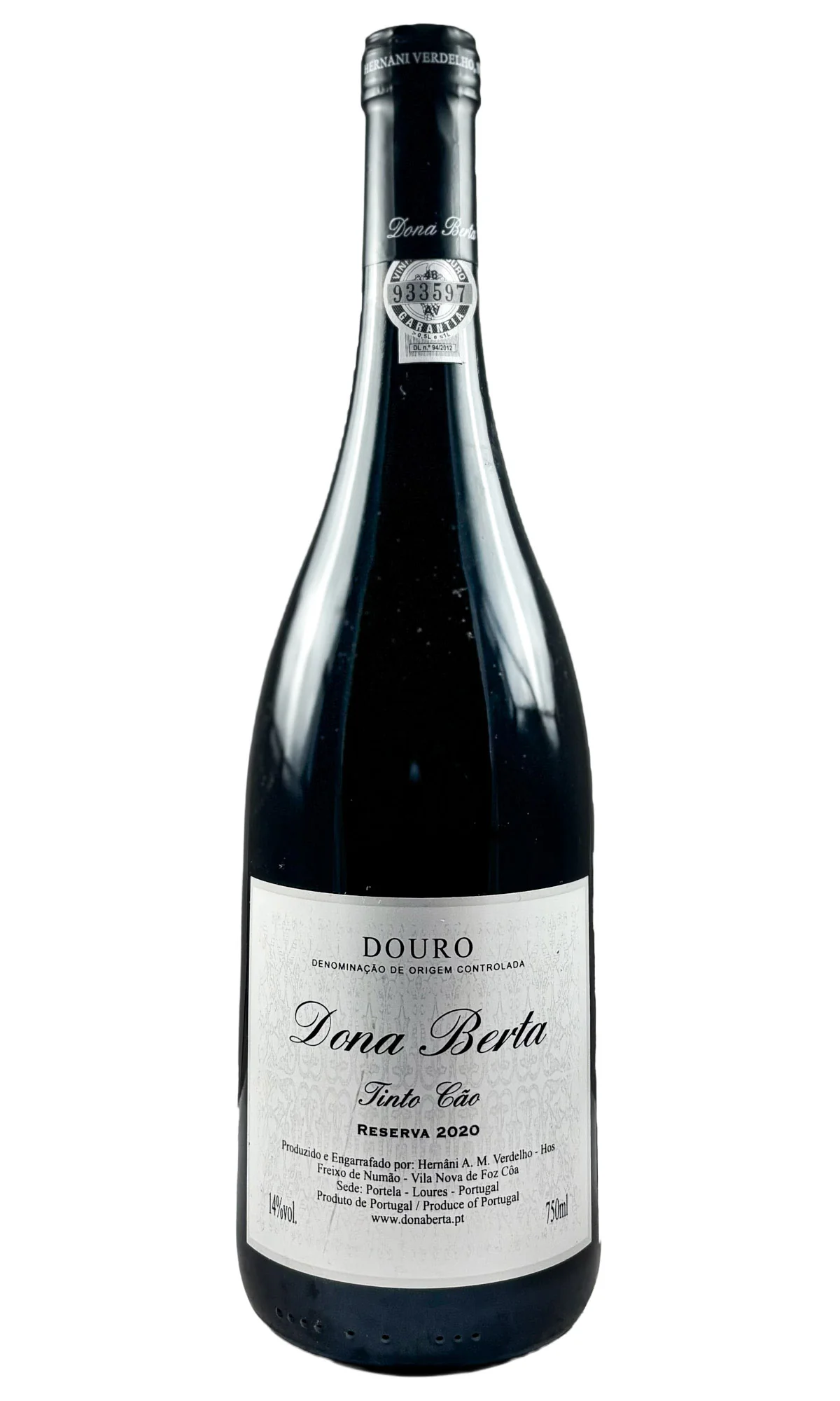 Dona Berta, Tinto Cao Reserva, 2020