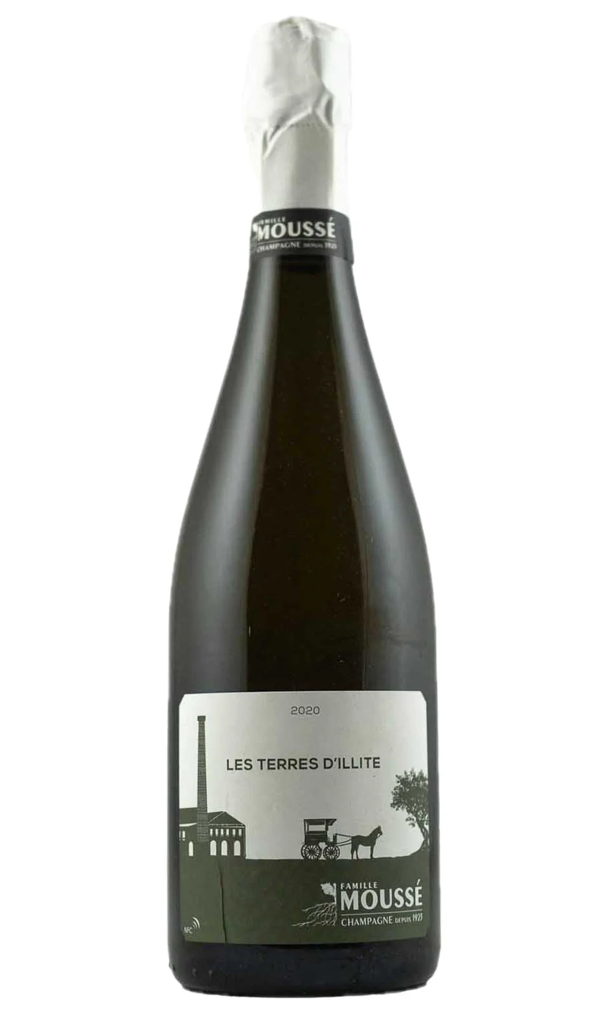 Famille Mousse, Champagne Terre d'Illite Extra Brut, 2020