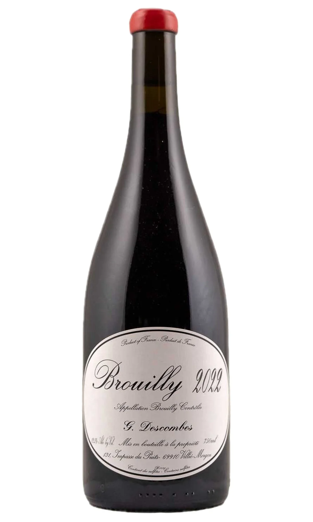 Georges Descombes, Brouilly Vieilles Vignes, 2022