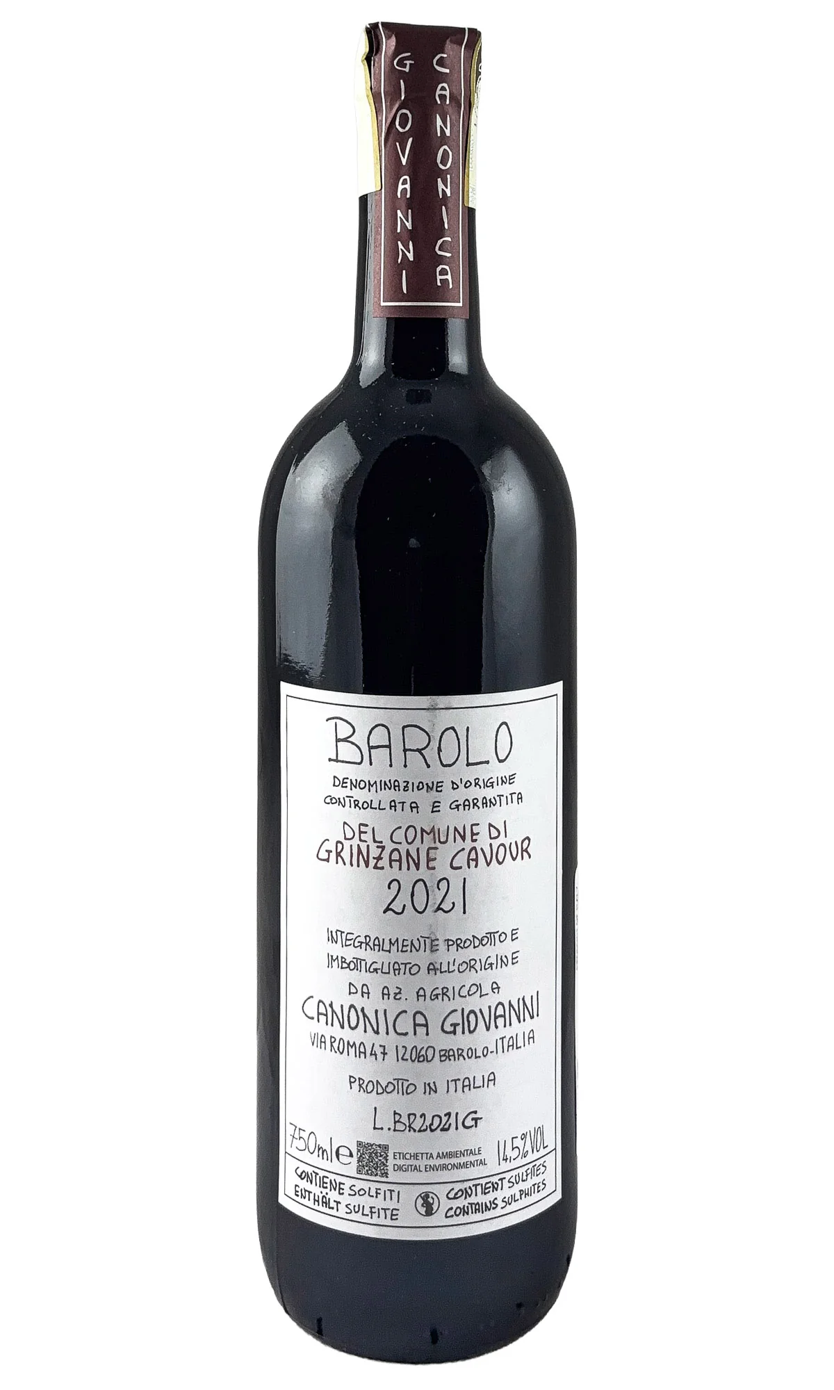 Giovanni Canonica, Barolo Grinzane Cavour, 2021