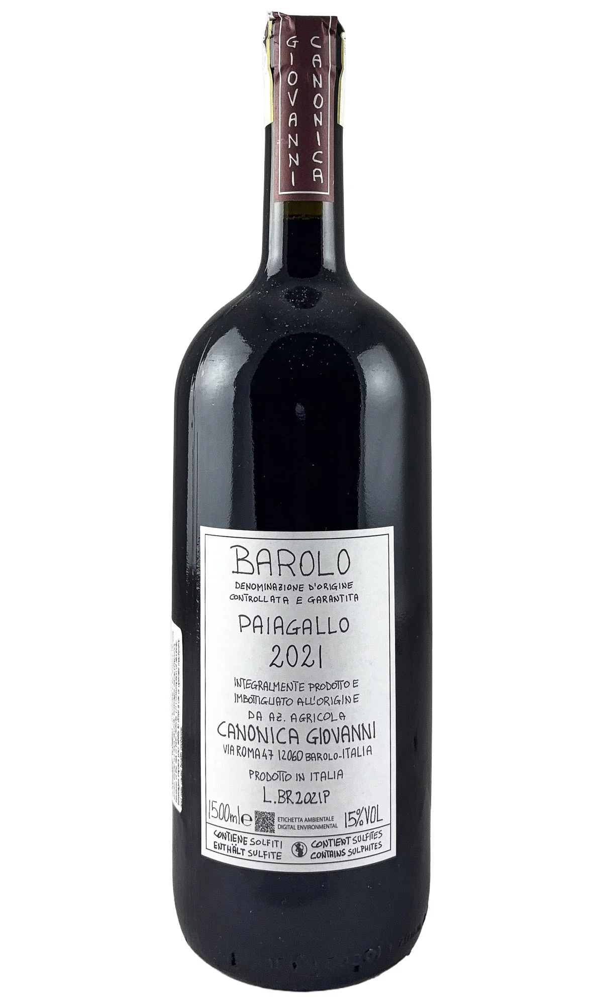 Giovanni Canonica, Barolo Paiagallo, 2021 (1.5L)