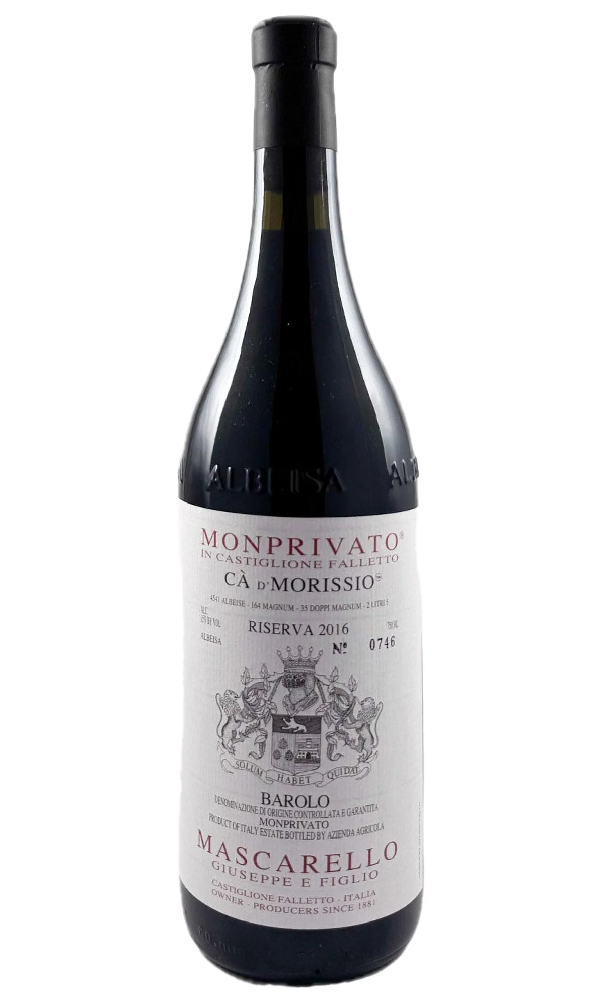 Giuseppe Mascarello, Monprivato Ca' d' Morissio, 2016