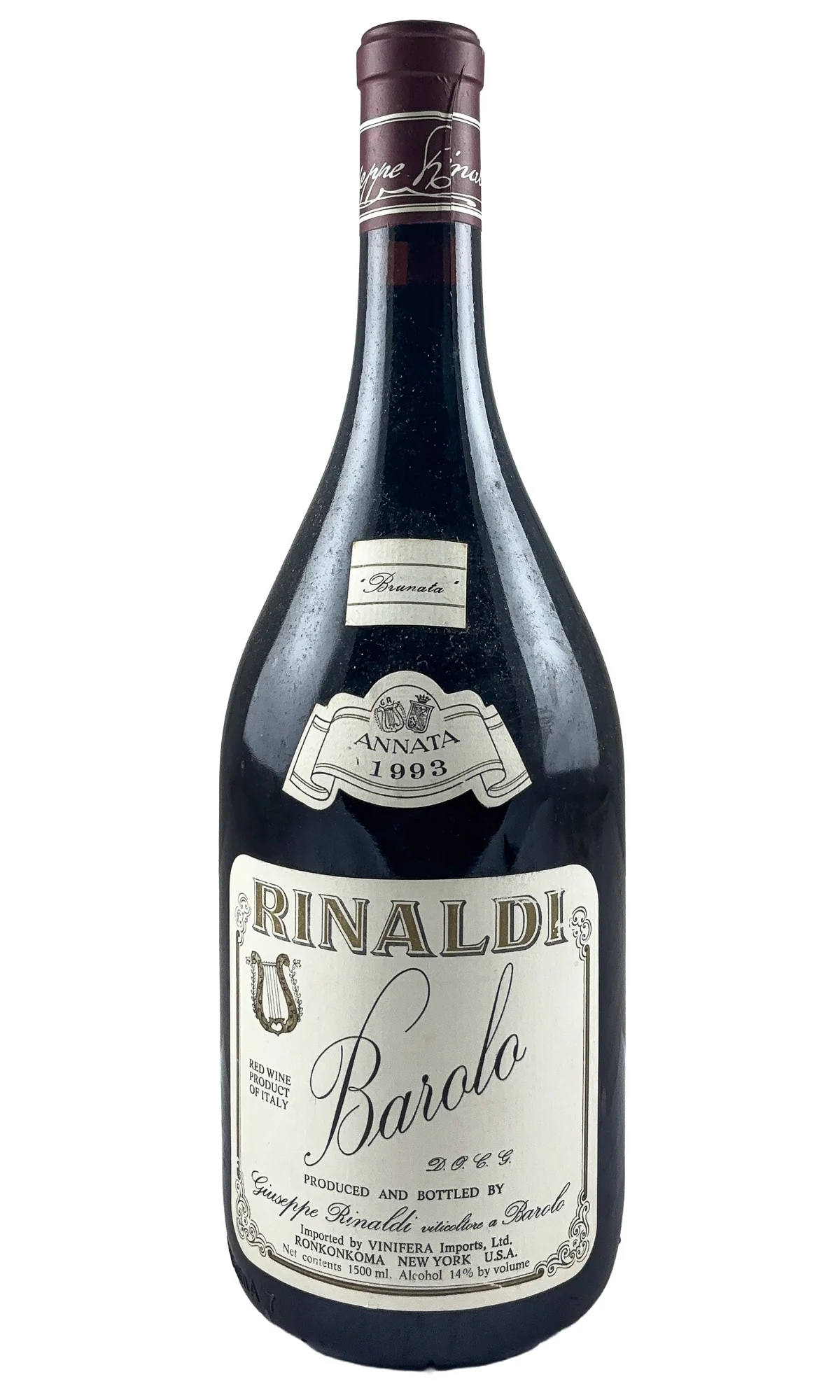 Giuseppe Rinaldi, Barolo Brunata, 1993 (1.5L) - Image 2