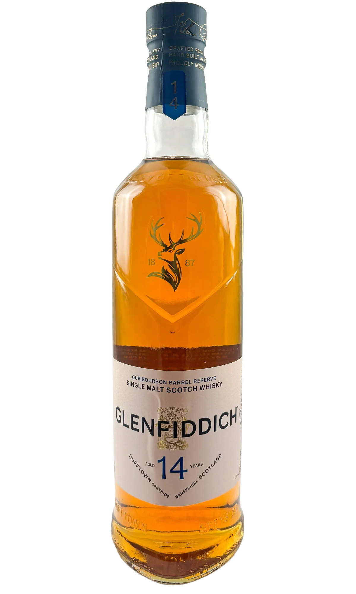 Glenfiddich, Single Malt Scotch Whisky 14 Years Old Bourbon Barrel Reserve, NV
