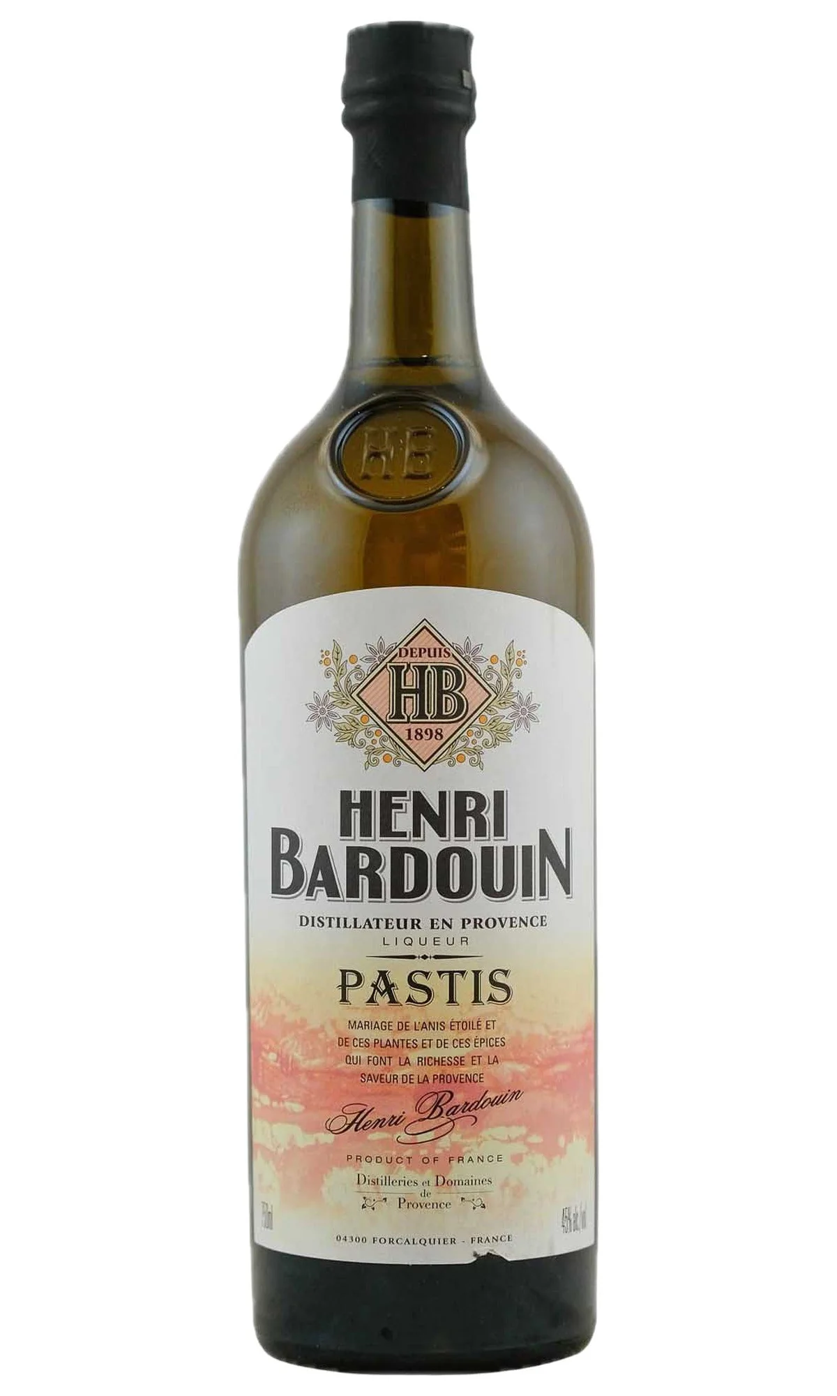 Henri Bardouin, Pastis