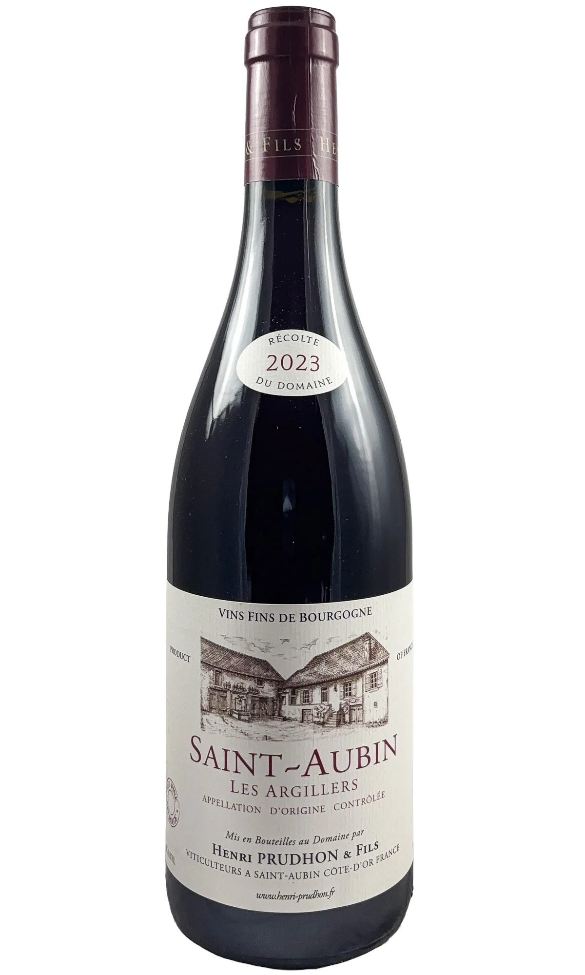 Henri Prudhon, Saint-Aubin Rouge Les Argillers, 2023