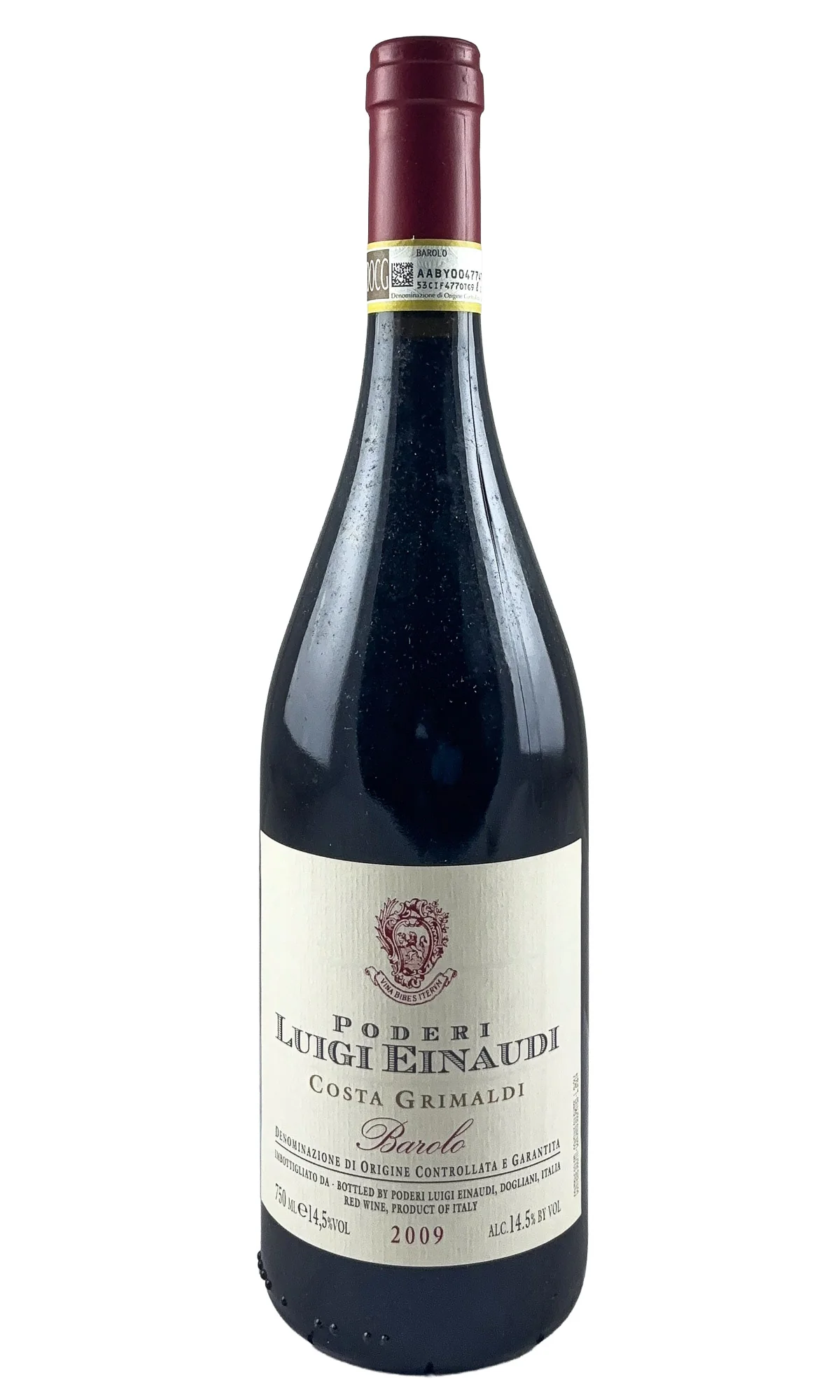 Luigi Einaudi, Barolo Vigna Costa Grimaldi, 2009