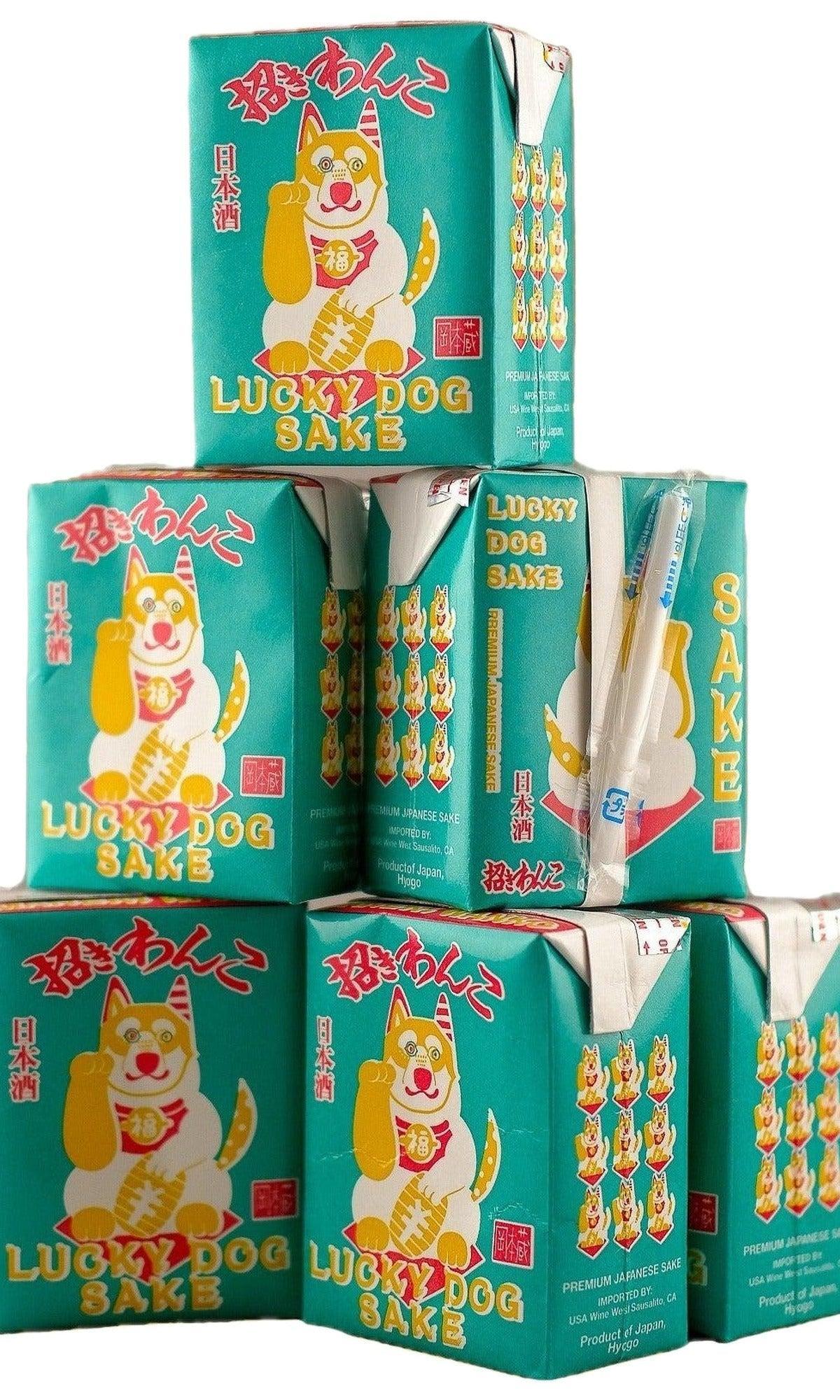 Maneki Wanko, Genshu Sake 'Lucky Dog' Tetra Pak, NV (180ml)
