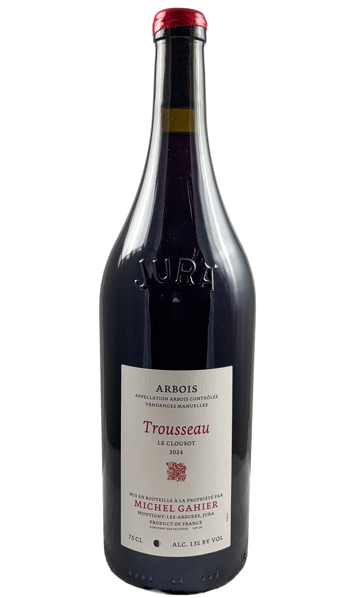 Michel Gahier, Arbois Rouge Trousseau Le Clousot, 2024