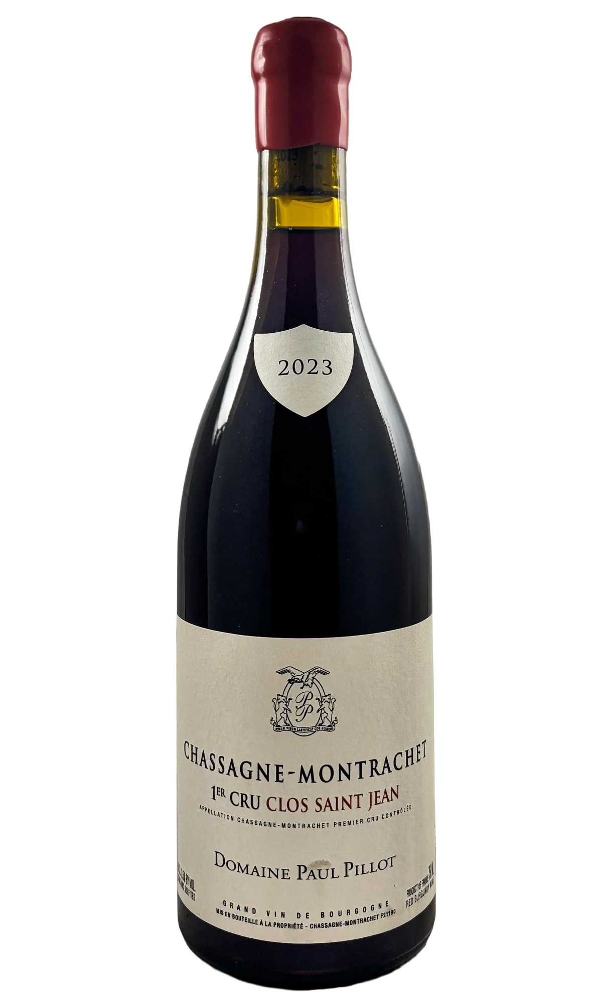 Paul Pillot, Chassagne-Montrachet Rouge 1er Cru "Clos Saint Jean", 2023