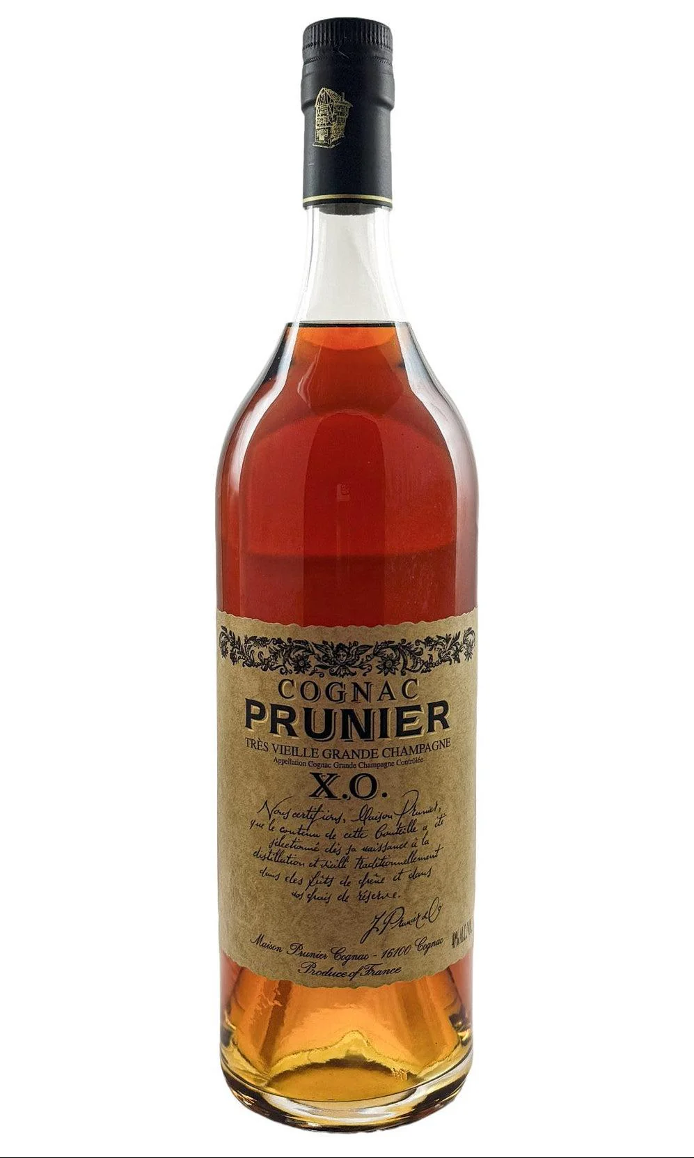 Prunier, Cognac Very Old Grand Champagne XO (750ml)
