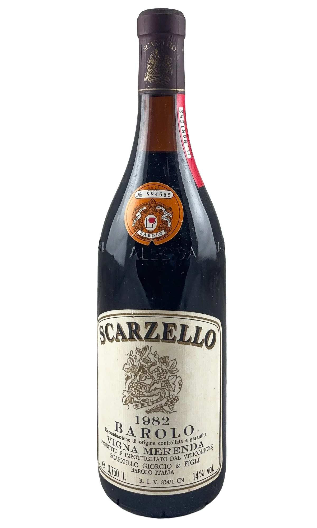 Scarzello, Barolo Vigna Merenda, 1982