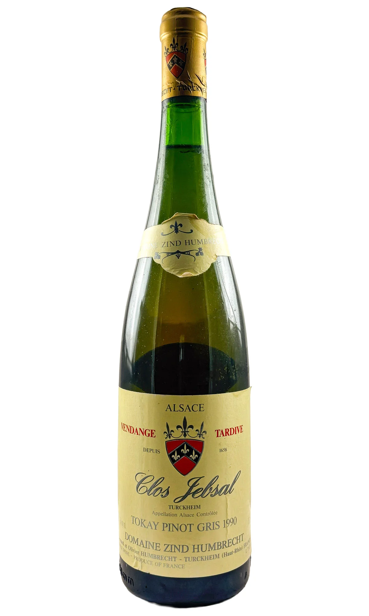 Zind-Humbrecht, Tokay Pinot Gris Vendange Tardive Clos Jebsal, 1990